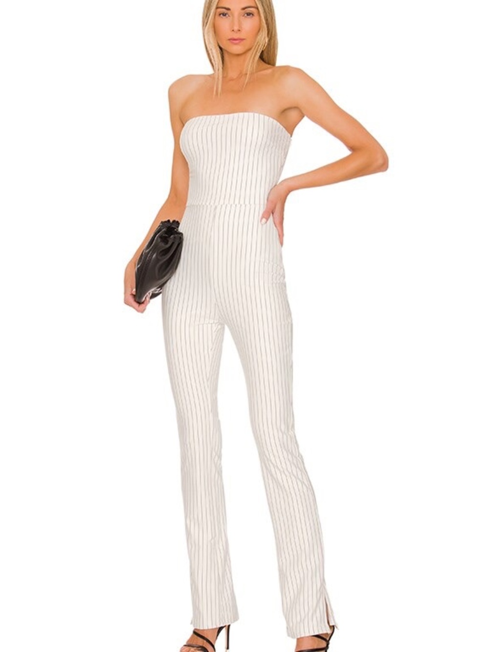 SUPERDOWN — Kristina Jumpsuit in White